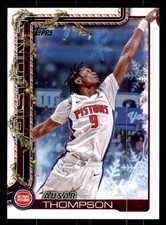 2025-26 Topps Holiday #H36 Ausar Thompson Detroit Pistons
