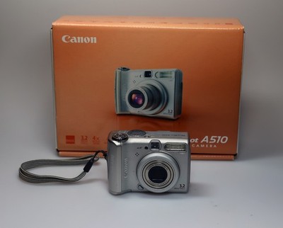 Canon PowerShot A510 3.2MP Digital Camera 4x opl zoom (35-140 mm
