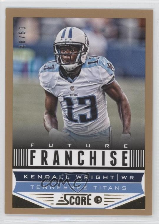 2013 Score Future Franchise Gold Zone 48/50 Kendall Wright #329 0a7