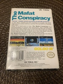 The Mafat Conspiracy Nintendo NES Video Game Complete In Box CIB