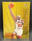 Michael Jordan 1995-96 Skybox Larger Than Life L1 Chicago Bulls Hall of Famer HH
