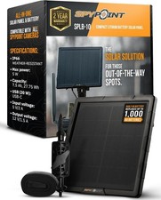 SPYPOINT SPLB-10 Compact Solar Panel Lithium Battery Powered