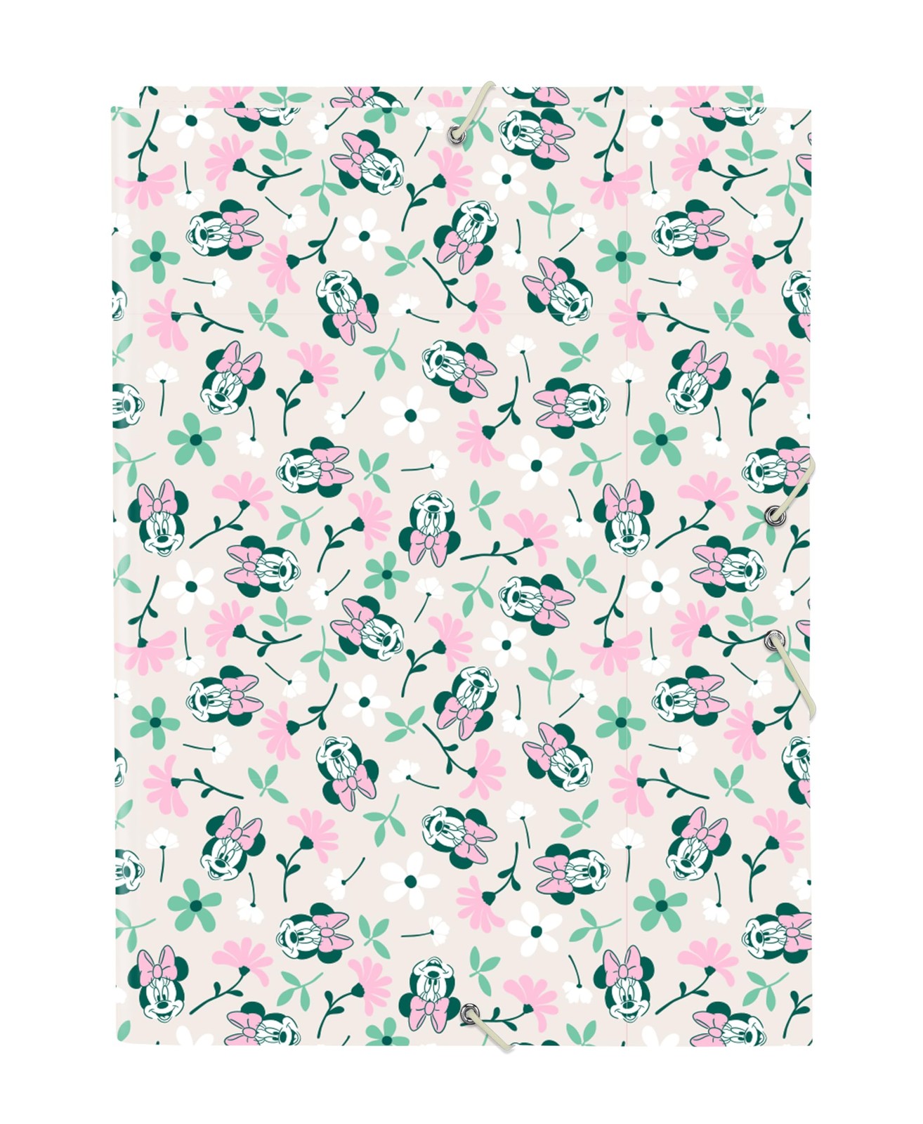 Minnie Mouse Minty - Folio Folder with 3 Flaps Ideal for Children of Different 4690₽