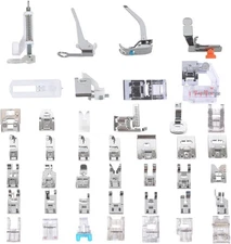 Sewing Machine Presser Feet Set 42 Pcs for Brother, 42 pcs presser feet set 