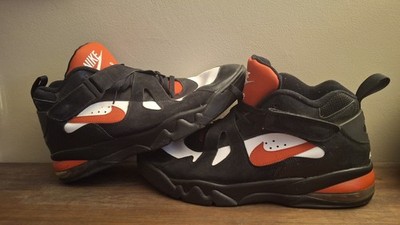 Nike Air Force Max 2007 Retro 317816-061 Black Red Charles Barkley Size 15 EXC