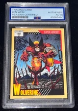 Len Wein "HULK #181 - 1st Wolverine" 1991 Impel Signed Auto Rookie Card Auto PSA