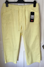 Cotton Traders Wrinkle Free Ladies Cropped Trousers Size 14 BNWT