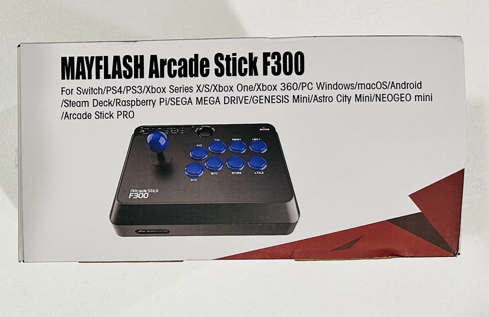Mayflash F300 Arcade Fight Stick for Switch, Xbox Series X/S,PS4,PS3,Xbox One,PC - Image 3 of 4