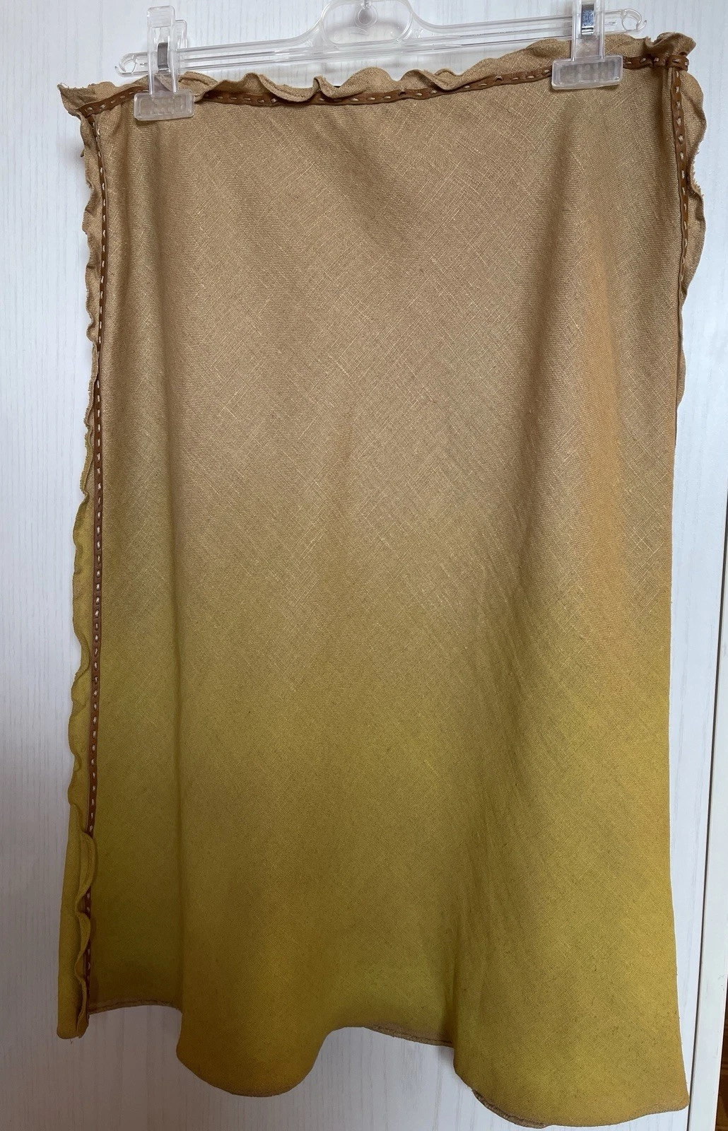 Fendi — Fendi Multicolor Silk and Linen Skirts