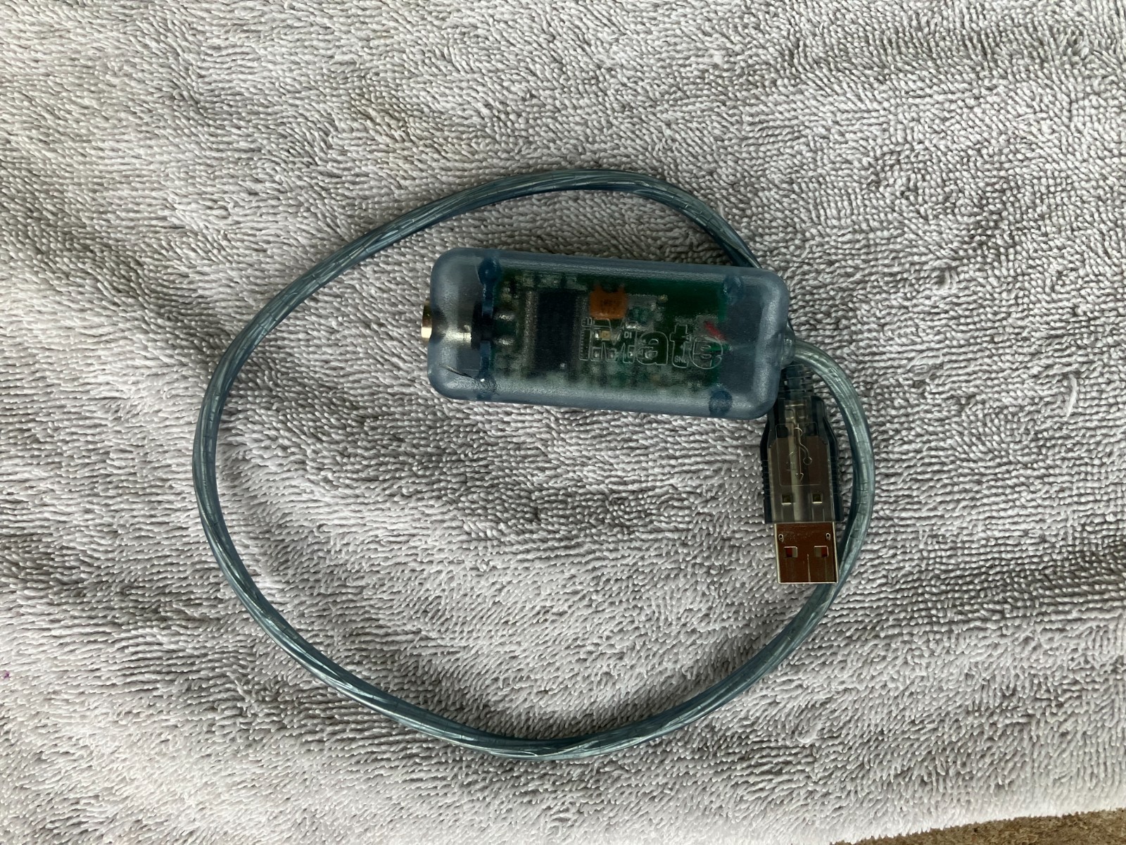 Griffin iMate ADB to USB adapter + Apple Extended keyboard M0115. 