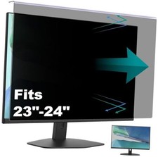 Hanging Computer Privacy Screen Protector Shield 23 - 24 Inch Diagonal 
