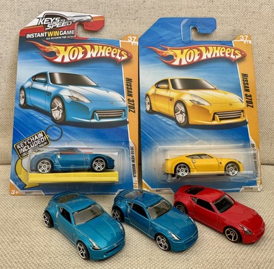  Hot Wheels Nissan 370Z~2010 New Models~Keychain Included~FTE~Set of 5