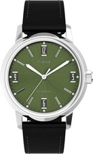 Orologio Uomo Timex Marlin Automatico Quadrante Verde TW2V44600 Nuovo