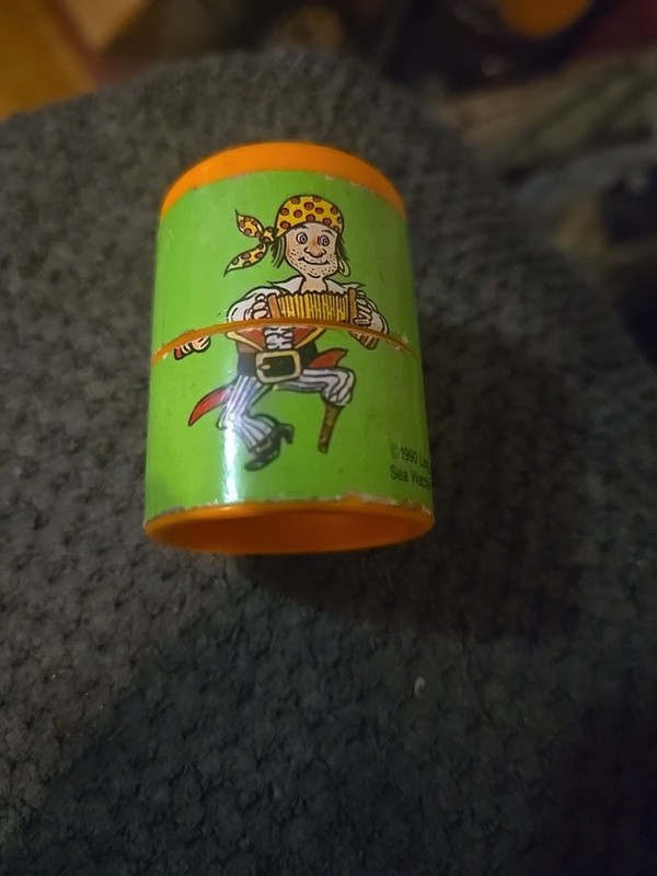 Long John Silver's 1990  Sea Watcher Kids Meal Toy  Orange Telescope Seawatchers