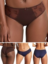 Panache Tango Briefs Mid Rise Lined Knickers Semi Sheer Brief Lingerie