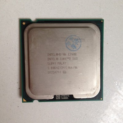   Core 2 Duo E7400 2.8 GHz 3 MB 1066 MHz Dual-Core LGA 775 Socket T Processor #iw