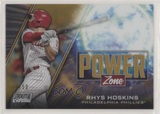 2020 Topps Stadium Club Chrome Power Zone Gold Refractor 22/50 Rhys Hoskins 8t7