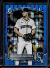 2025 Bowman Draft Kade Anderson Chrome Blue Geometric Refractor 1st #/150