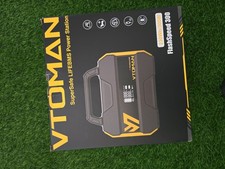 VTOMAN FlashSpeed 300 Portable LiFeBMS Power Station 300W Camping Black/Yellow
