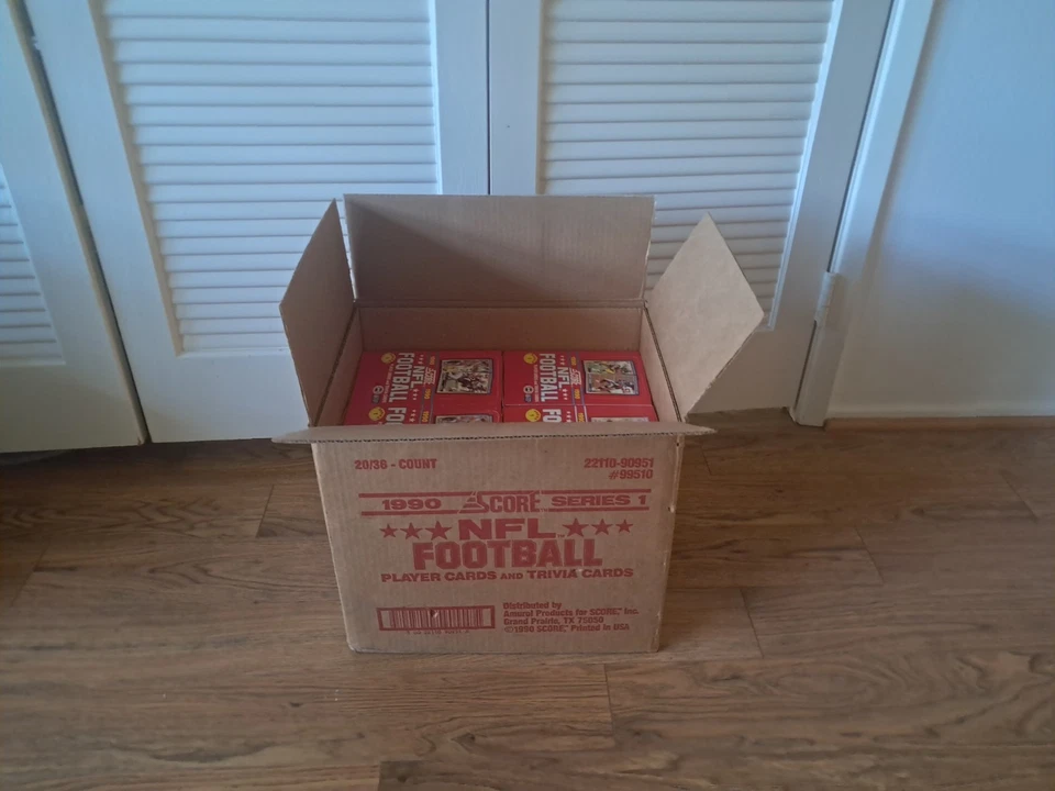 1990 Score NFL Football Cards Series-1.  Brand NEW! Per Box pricing. - Image 3 of 3