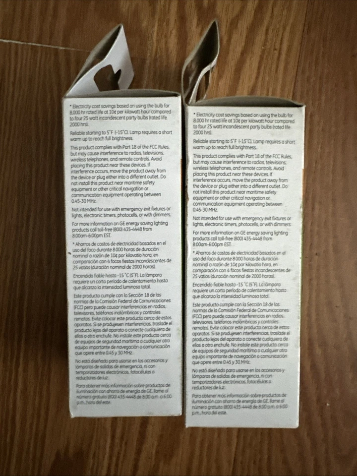 GE Lighting 78958 Energy Smart CFL Party Light 13-Watt Orange 2-Pack Naranjado - Image 4 of 4