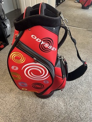 ODYSSEY スタンドバッグ 赤黒 Odyssey Staff Tour Bag Red With Colored Swirls | eBay