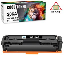 For HP 206A 206 A Black Ink Toner Color Laserjet Pro MFP M283fdw M255dw No Chip