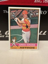 1976 Topps Baseball Card Astros Greg Gross #171 NM Combined Shipping