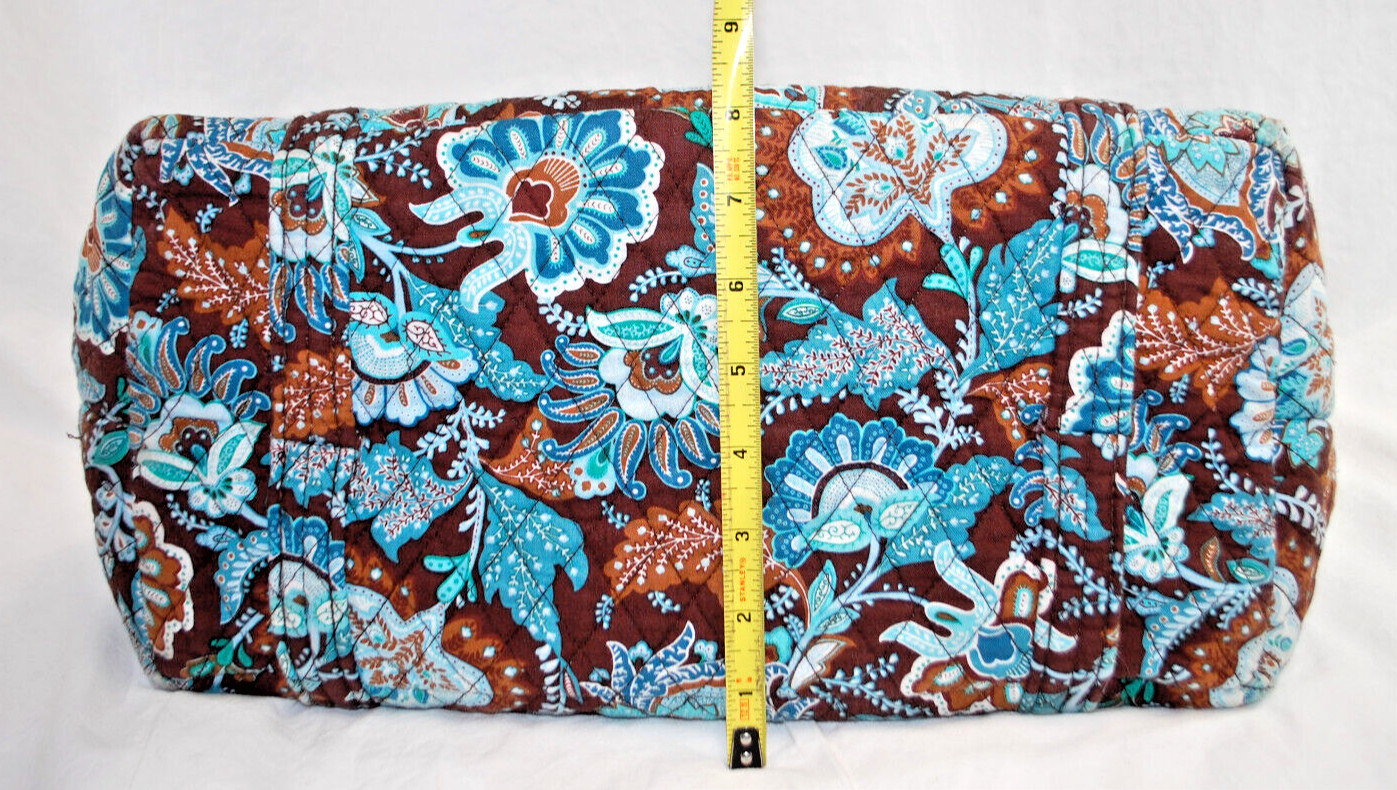 Vera Bradley 3-Piece Set Java Blue Overnight, Tot… - image 11