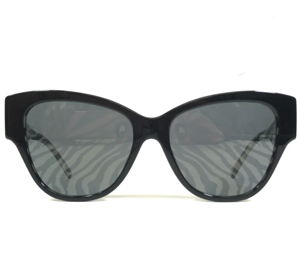 Gafas de sol Dolce and Gabbana DG4449 3450/P negras sobre cebra con lentes cebra Foto 3 de 4