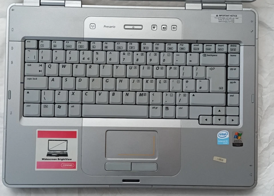 Compaq Presario C300 435765-001 Laptop Notebook 15.4" 2GB 120GB SSD Windows 7 - Image 2 of 4