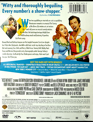 🎭 Kiss Me Kate (1953) – DVD (New & Mint)🎭 | eBay