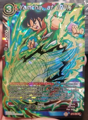Dragon Ball Super Yamcha At 100 Foil Bt5 009 Sr Ebay