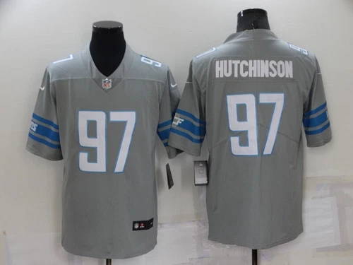 Men's NFL St. Brown/Hutchinson #14#97#26 Detroit Lions American Football Jerseys - Picture 9 of 17