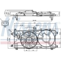 LüFter MotorküHlung KüHlerlüFter Passend FüR Fiat Doblo 1.9 D Multijet