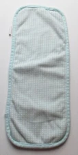 Infant Baby Green White Checkered Burp Cloth