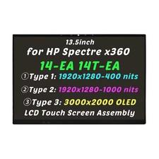 13.5inch LCD Touch Screen Display Assembly for HP Spectre x360 14T-EA 14T-EA000