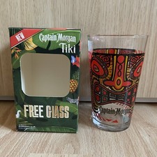 Captain Morgan Tiki Bar Rum Glass Tumbler NEW IN BOX