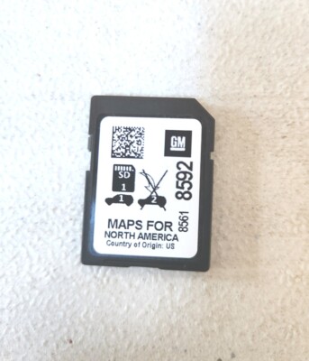 2020-2024 GM GMC CADILLAC  NAVIGATION SD CARD 8561 8592 FACTORY GM OEM