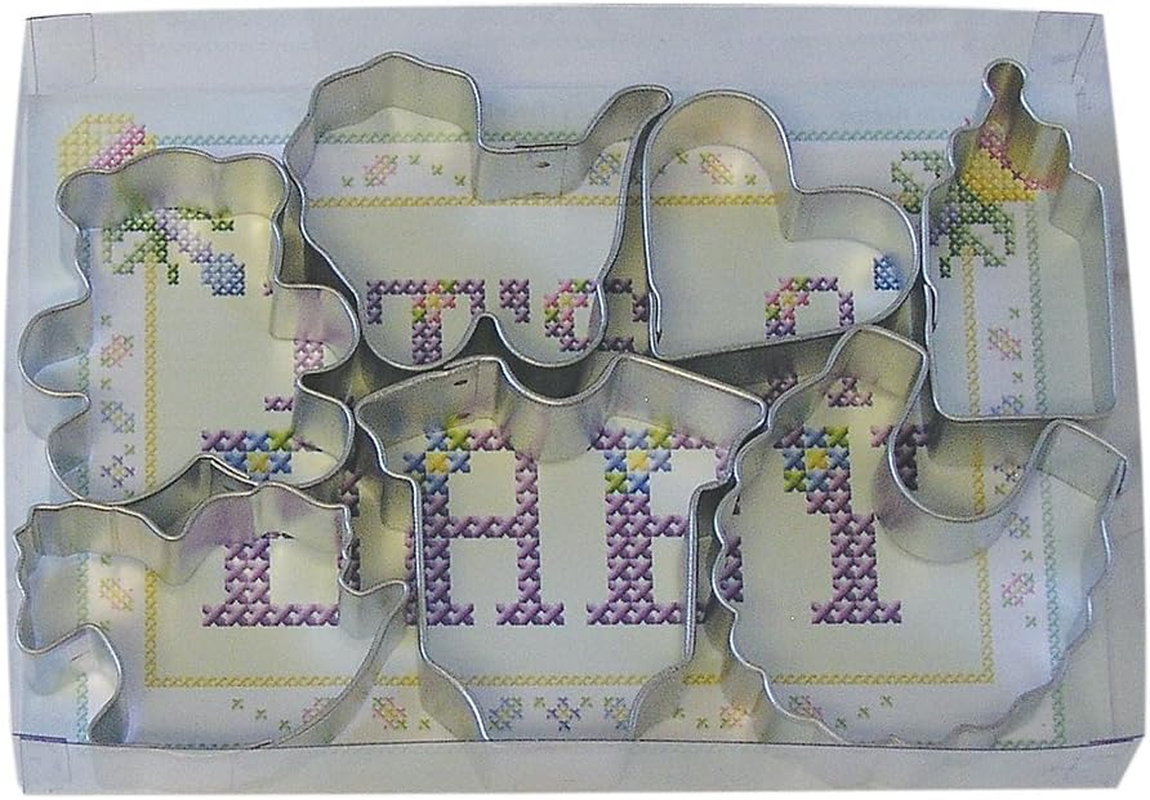 International Mini Baby Cookie Cutters, Assorted, 7-Piece Set