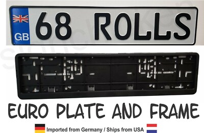 #ad #ad Great Britain Euro European license plate ANY TEXT CUSTOM EMBOSSED Britain $29.99