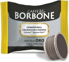 Café Borbone 100 Capsules Cialde Mélange Or Compatibles Lavazza Espresso Point