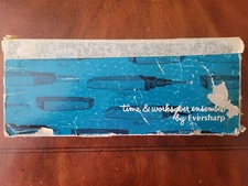 EVERSHARP THE PARKER PEN Co VINTAGE TIME & WORKSAVER ENSEMBLE 1960's SET in BOX