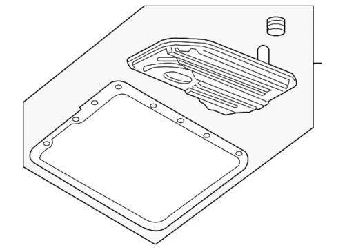 Conjunto de kit de filtro de fluido de transmisión automática GM genuino GM 1990-2014 Foto 3 de 4