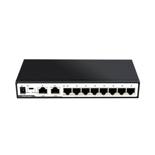 Plug and Play Ethernet Network Switch RJ45 Hub 10-Ports gigabit switch Adapter - Picture 7 of 9