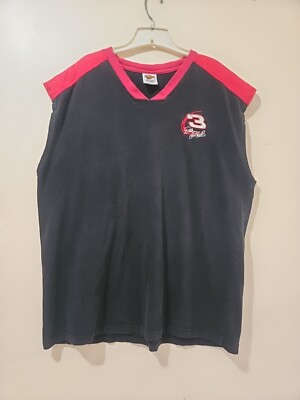 Vintage DALE EARNHARDT Sr #3 Sleeveless T Shirt Sixe XL Black Winners Circle