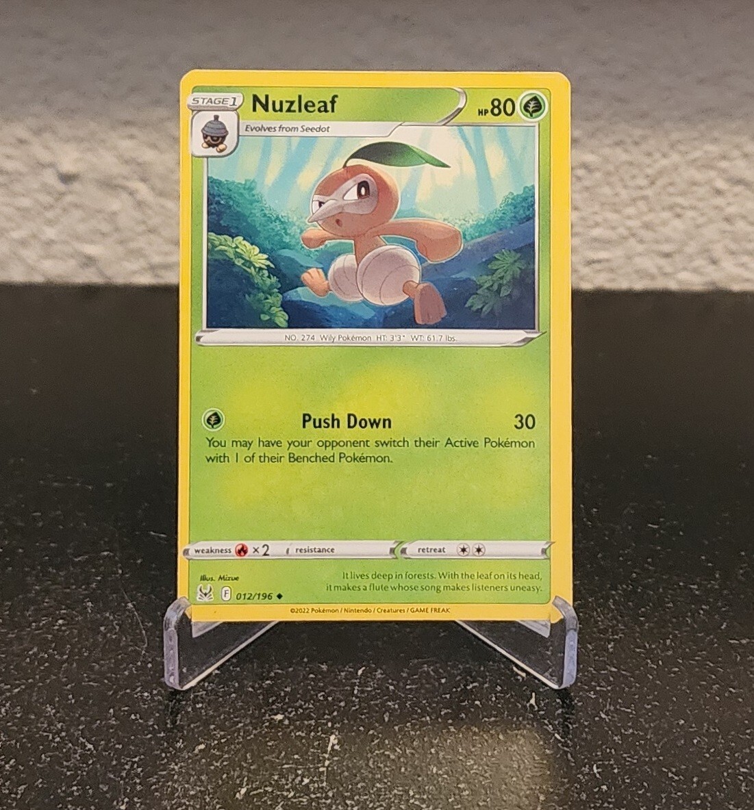 pokemon nuzleaf card Pokemon Black & White Next Destinies Uncommon Nuzleaf #71