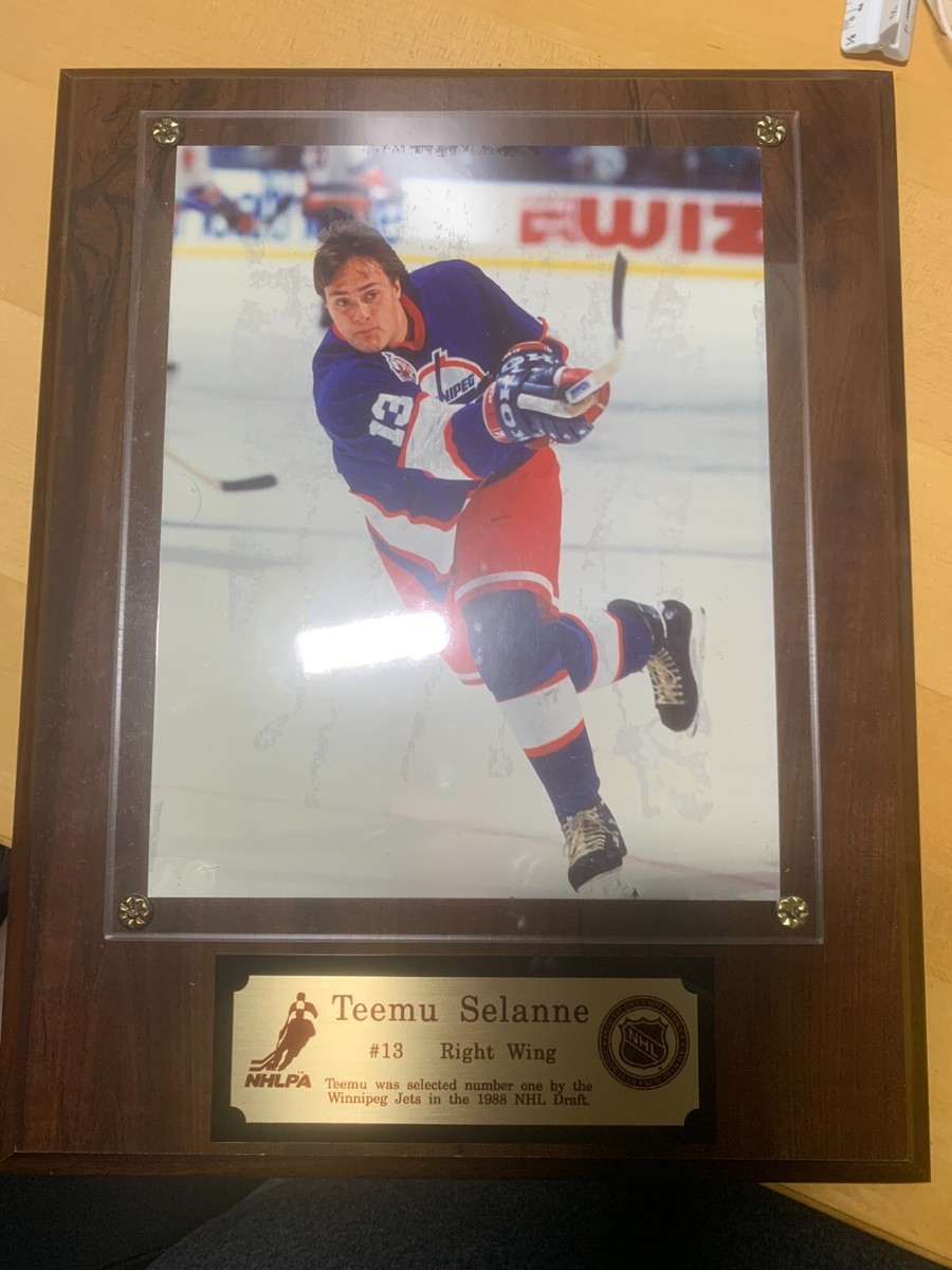Sport Stars Teemu Selanne #13 Winnipeg jetsNHL Plaque Hockey 12