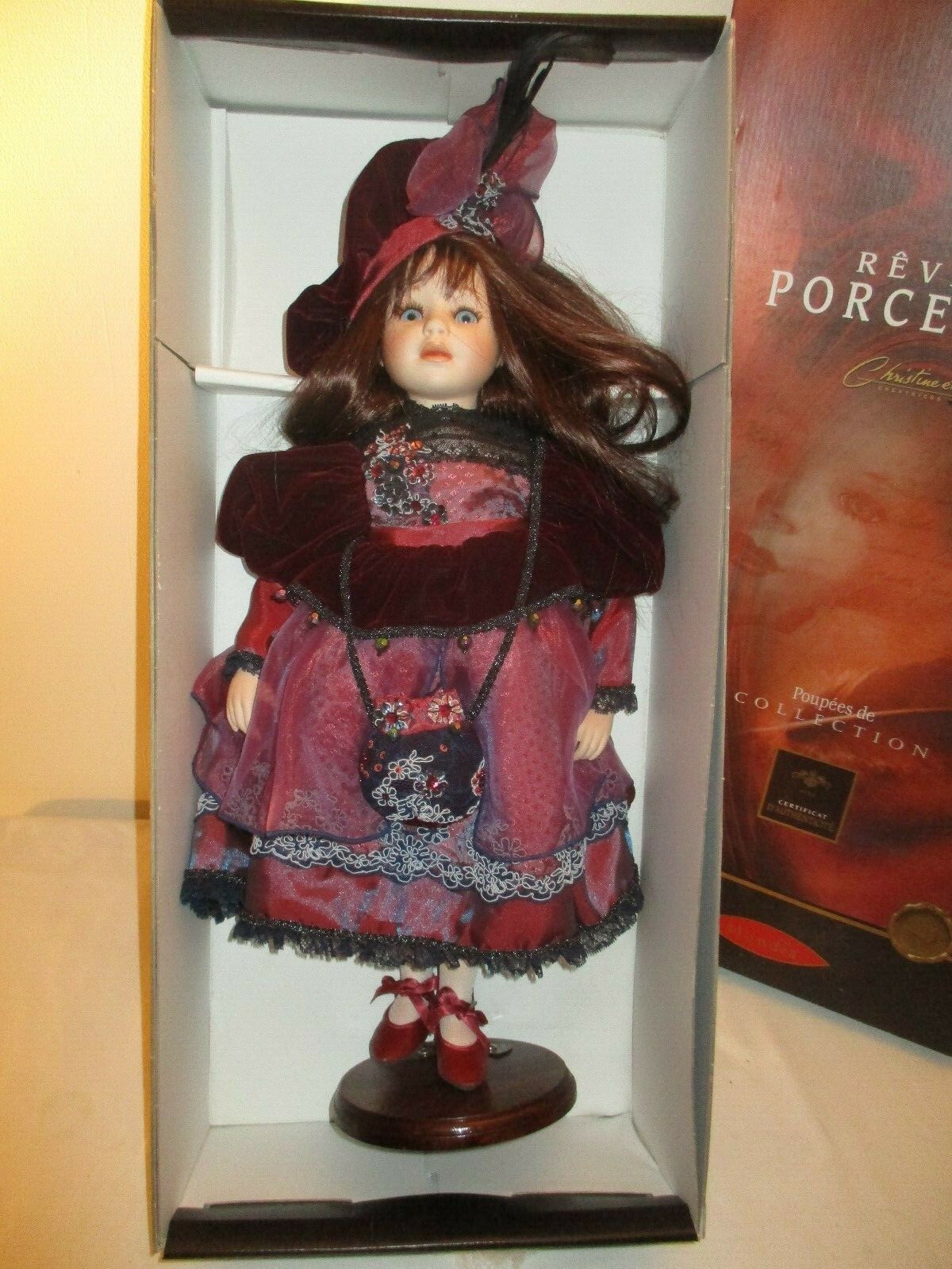 Poupée mundia de porcelaine Christine et Cécile les romantiques 1992 - Collection