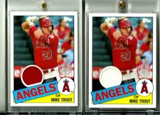 Mike Trout 2020 Topps 1985 Topps Baseball Relics LOT # 85TR-MT Angels